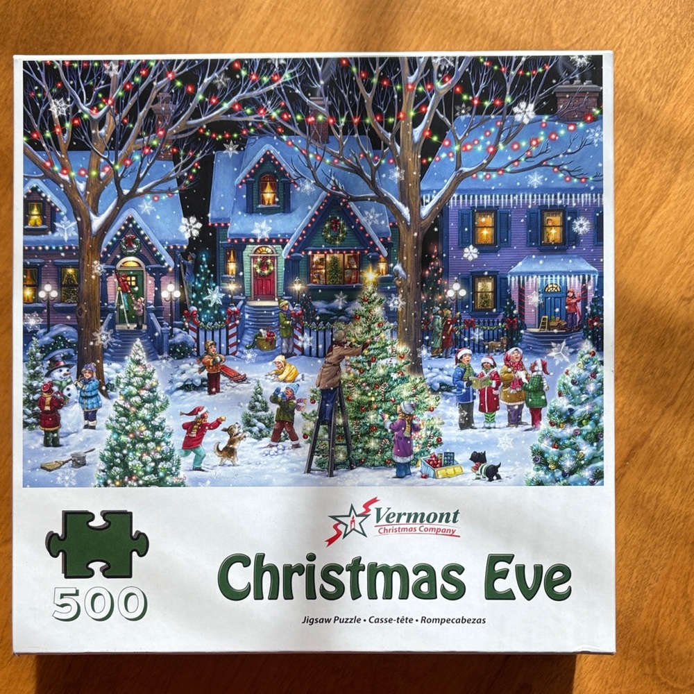 Vermont Christmas Eve 500-Piece Puzzle